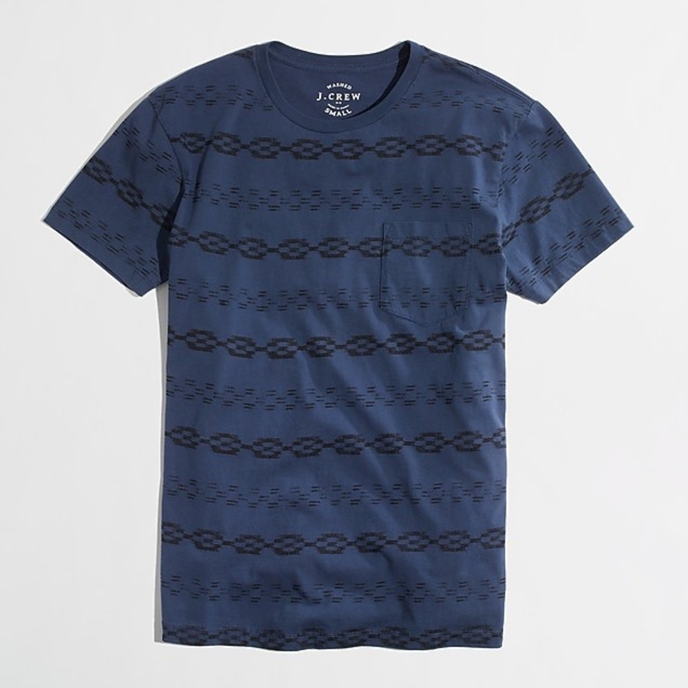 J. Crew Factory Slim Ikat Stripe Tee